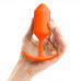 Профессиональная пробка для ношения B-vibe Snug Plug 3 оранжевая