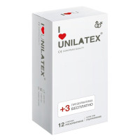 Ультратонкие презервативы Unilatex® Ultrathin 1 уп (12+3 шт)