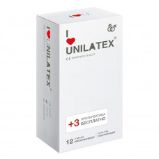 Ультратонкие презервативы Unilatex® Ultrathin 1 уп (12+3 шт)