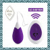 Вибромассажер в форме капли на радиоуправлении Anna Vibrating Egg фиолетовый