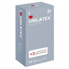 Презервативы с точками Unilatex® Dotted 1 уп (12+3 шт)