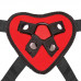 Красные трусы с фаллосом для новичков Red Heart Strap on Harness & 5in Dildo Set