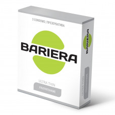 Презервативы ультратонкие «Bariera» Ultra Thin 1 уп (3 шт)