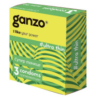 Презервативы GANZO Ultra thin №3 ультратонкие -1 уп (3 шт)