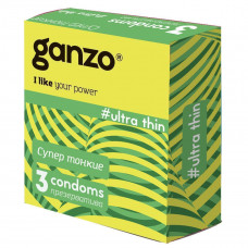 Презервативы GANZO Ultra thin №3 ультратонкие -1 уп (3 шт)