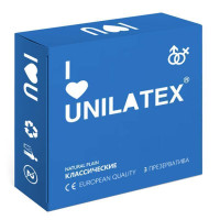 Классические презервативы Unilatex® Natural Plain 1 уп (3 шт)