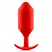 Профессиональная пробка для ношения B-vibe Snug Plug 6 красная