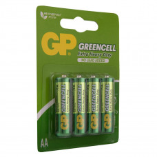 Комплект из 4-х элементов питания Greencell (АА)  GP15G-2CR4