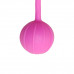 Розовые вагинальные шарики Vertical Ribbed Geisha Ball