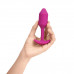 Профессиональная пробка для ношения с вибрацией розовая B-Vibe Vibrating Snug Plug 2