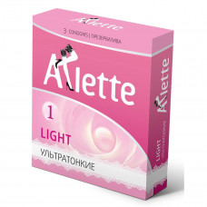 Презервативы ультратонкие «Arlette» Light 1 уп (3 шт)