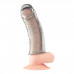 Текстурированная насадка на пенис 6,5in Clear Textured Penis Enhancing Sleeve Extension