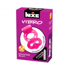 Luxe VIBRO Виброкольцо + презерватив Бархатный Молот 1шт.