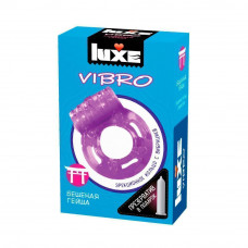 Luxe VIBRO Виброкольцо + презерватив Бешеная Гейша 1шт.