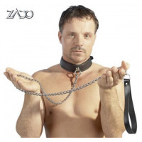 BDSM Привязь кожаная ZADO Leather Leash