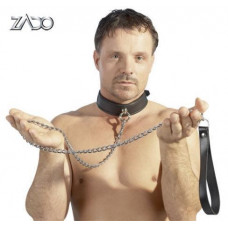 BDSM Привязь кожаная ZADO Leather Leash