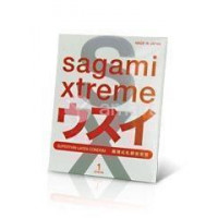 Презервативы SAGAMI Xtreme Superthin ультратонкие 1шт.
