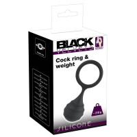 Black Velvets Насадка-кольцо Cock Ring+Weight с утяжелением