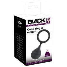 Black Velvets Насадка-кольцо Cock Ring+Weight с утяжелением