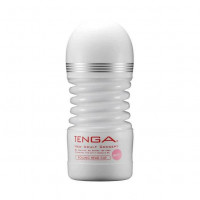Tenga Rolling Head Cup Gentle - Мастурбатор с вращением для интенсивной стимуляции головки, 14.5х4.5 см