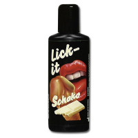 Гель для орального секса Lick-it, белый шоколад, 100 мл