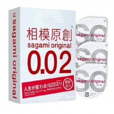 Презервативы Sagami Original 0.02, 3 шт.
