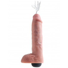 Фаллоимитатор реалистик с имитацией семяизвержения PipeDream King Cock, 27.9 см