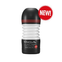 Tenga Rolling Head Cup Strong - Мастурбатор с вращением для сильной стимуляции головки, 14.5х4.5 см