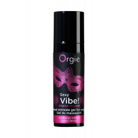 Orgie Sexy Vibe Intense Orgasm - возбуждающий гель с разогревающим и охлаждающим эффектом, 15 мл