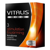 Презервативы согревающие - Vitalis, 3 шт