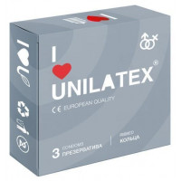 Презервативы Unilatex Ribbed 3 шт в уп