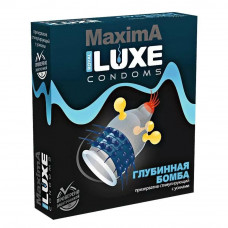 Презервативы с усиками и пупырышками Глубинная Бомба - Luxe Maxima, 1 штука