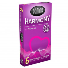 Ребристые презервативы Domino Harmony, 6 шт