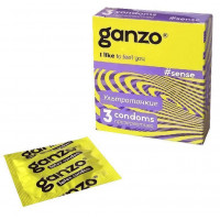 Презервативы GANZO Sense, 3 шт.