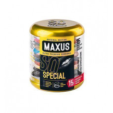 Maxus Special - презервативы точечно-ребристые в ж/б, 15 шт