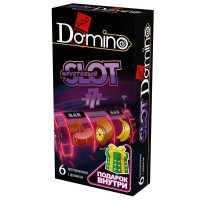 Luxe Domino Premium Фруктовый Slot - презервативы с фруктовым ароматом, 6 шт
