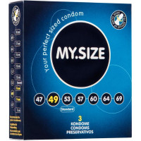 Презервативы MY.SIZE - 4.9 см - 3 шт