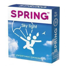 Презервативы Spring Sky Light, 3 шт./уп. (ульра-тонкие)