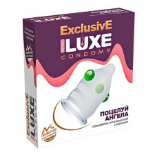 Luxe №1 Поцелуй ангела - презервативы с шариками, 18 см