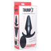XR Brands Kinetic Thumping 7X Large Anal Plug - анальная пробка с вибрацией, 13.3х5 см