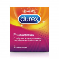 Презервативы DUREX PLEASUREMAX (3 шт)