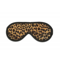 Закрытая маска с леопардовой расцветкой - Пикантные штучки
