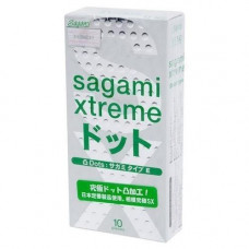 Ультратонкие ребристые презервативы Xtreme Type-E - Sagami, 10 штук