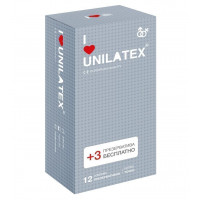 Презервативы Unilatex Dotted 12+3 шт в подарок