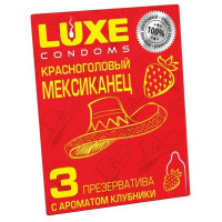 Luxe - Красноголовый Мексиканец, презервативы (3 шт)