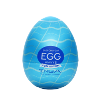 Tenga Cool Wavy II - Улучшенный мастурбатор-яйцо с охлаждающим эффектом, 9х5.3 см