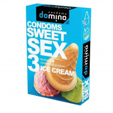 Luxe - оральные презервативы Domino Sweet Sex Ice Cream, 180 мм
