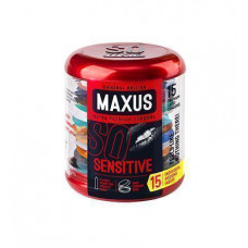 Maxus Sensitive - презервативы ультратонкие в ж/б, 15 шт